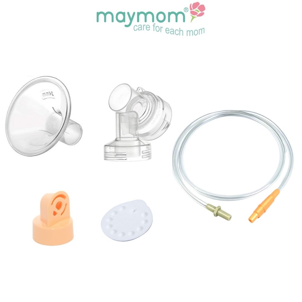 Phụ Kiện Máy Hút Sữa Medela Thương Hiệu Maymom, Tương Thích Máy Medela Swing, Nhiều Lựa Chọn Size Phễu Hút Sữa