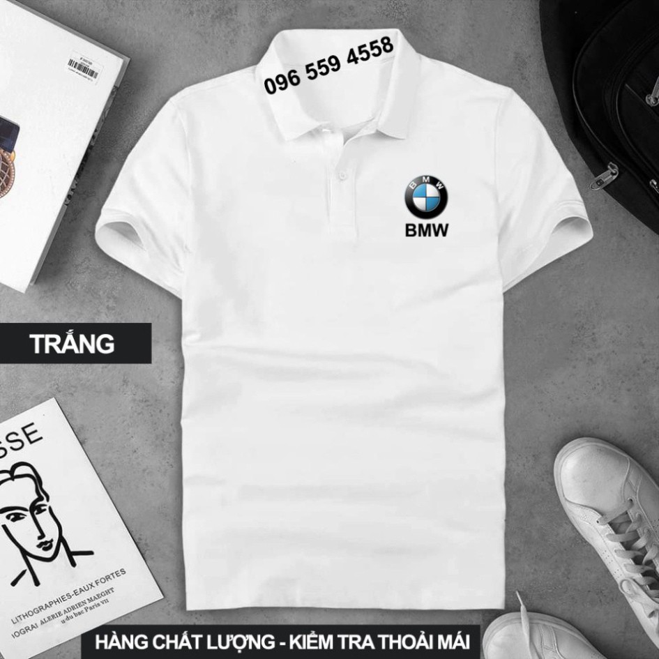 Áo thun Polo BMW Cao Cấp - Polo có cổ Logo Hãng Xe Ô tô nhiều màu sang trọng, lịch lãm, đẳng cấp, thời trang Polo Store