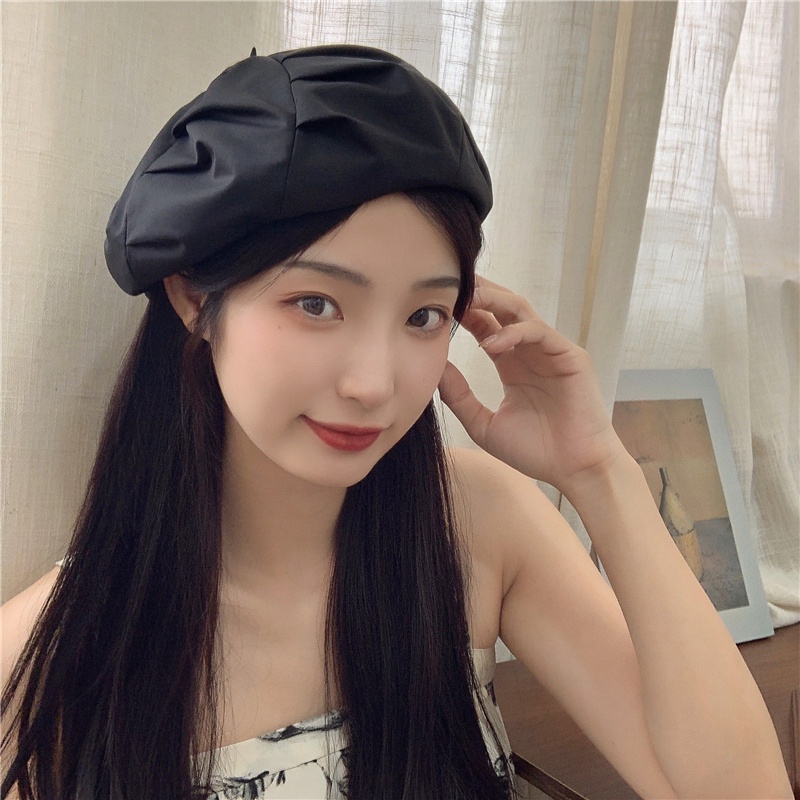 Mũ Beret Thiết Kế Đơn Giản Dễ Phối Đồ Phong Cách Nhật Bản Cho Nữ