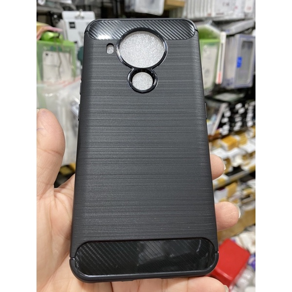Ốp Nokia 5.4 dẻo dày có độ chống sóc nhẹ,vân kiểu nhôm xước nhám.