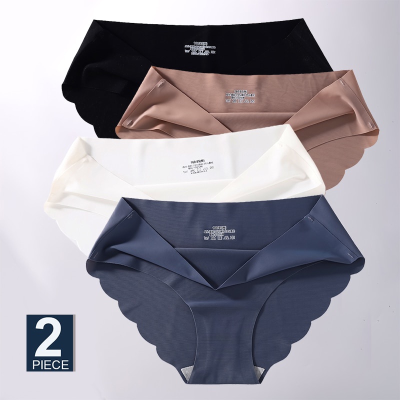 Set 2 quần lót CUTEBYTE thiết kế không đường may thoáng khí 7 màu tùy chọn