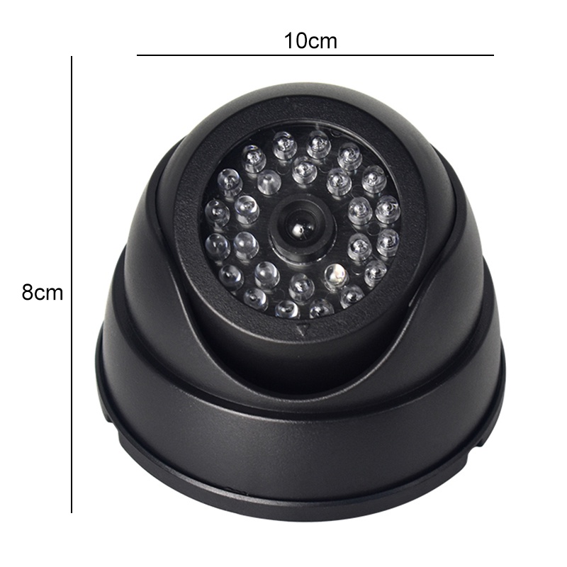 Camera Giám Sát Không Dây Giả Hình Vòm An Ninh Nhấp Nháy Đèn Led Camera Giả Cloud1