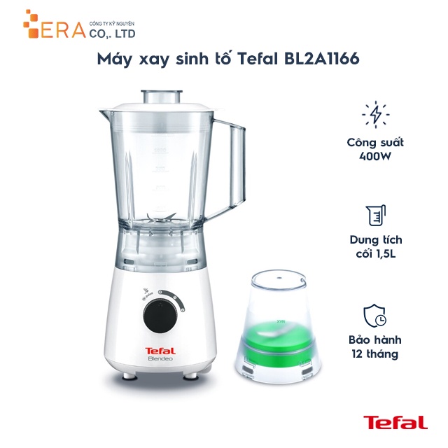 [Mã ELMALL10 giảm 10% đơn 500K] Máy xay sinh tố Tefal BL2A1166