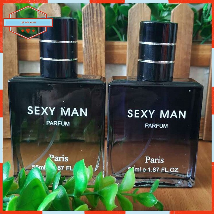 Nước Hoa Sexy Man Cho Nam Cao Cấp Lọ Dầu Thơm Lưu Hương Lâu Tạp Hóa Xanh
