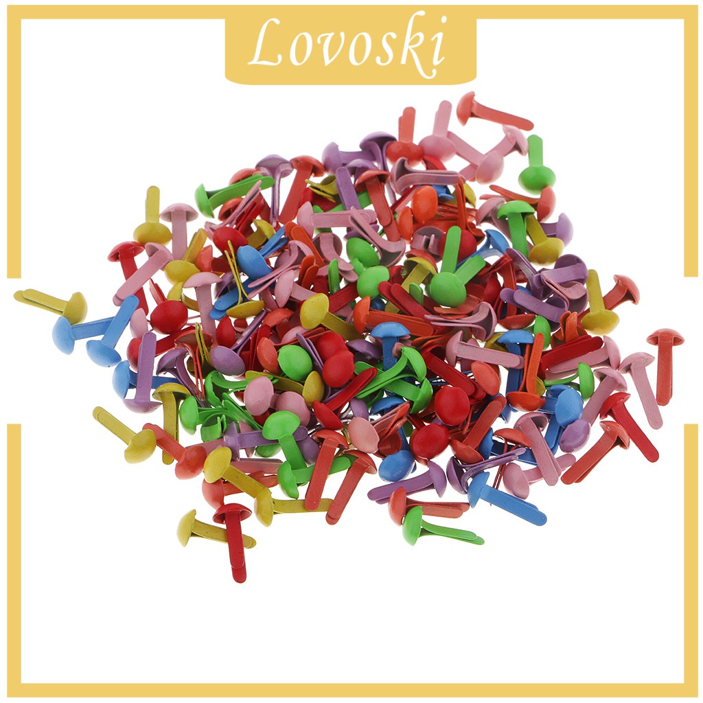 Set 100 NúT Kim LoạI HìNh TròN Chuyên DụNg TạO HìNh Trang Trí Sổ ThiệP