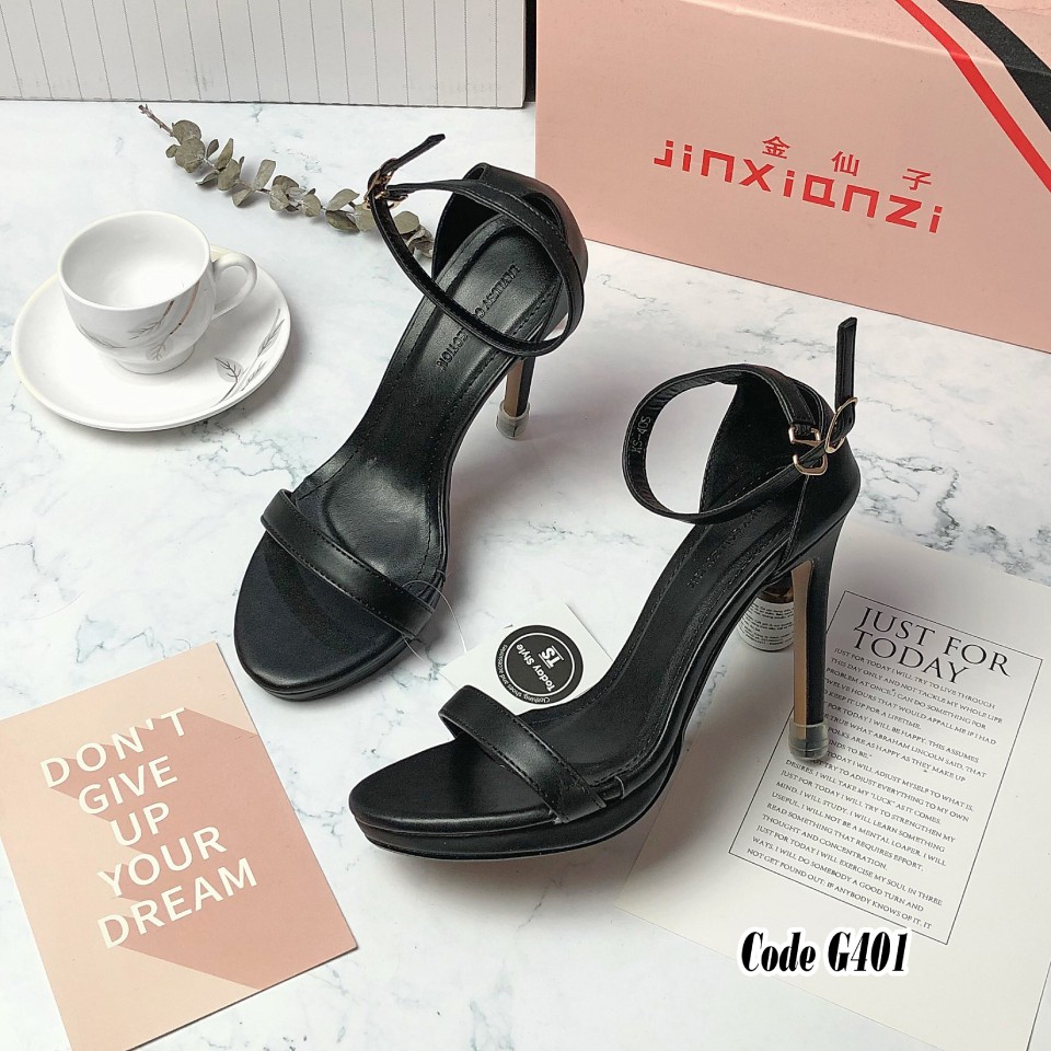 Sandal cao gót 10p đế đúp Today Style da mềm G401