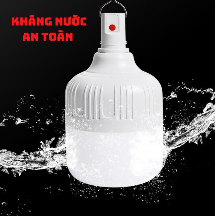 Bóng đèn led tích điện sạc pin siêu sáng đa năng 20w 40w 60w 80w 100w 120w