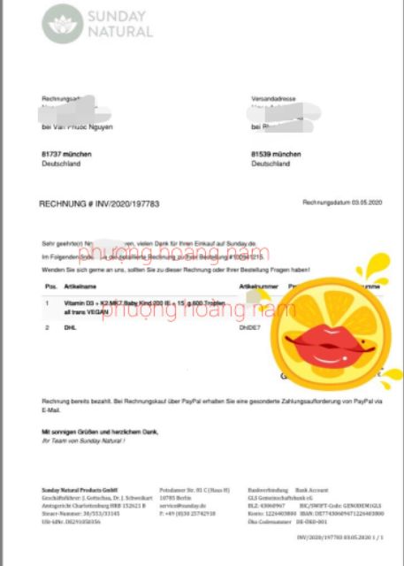 Vitamin D3+K2 MK7 Đức Hỗ Trợ Phát Triển Chiều Cao - PH068