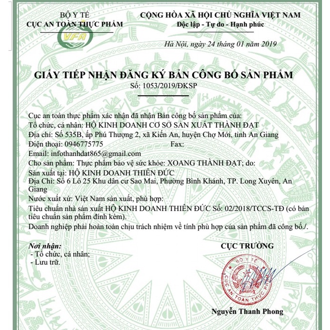 Viên Uống Xoang Thành Đạt Lọ 60 Viên