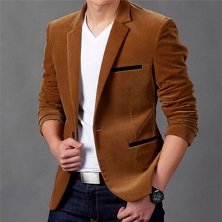 Áo khoác Blazer dáng ôm phong cách Anh Quốc thanh lịch cho nam