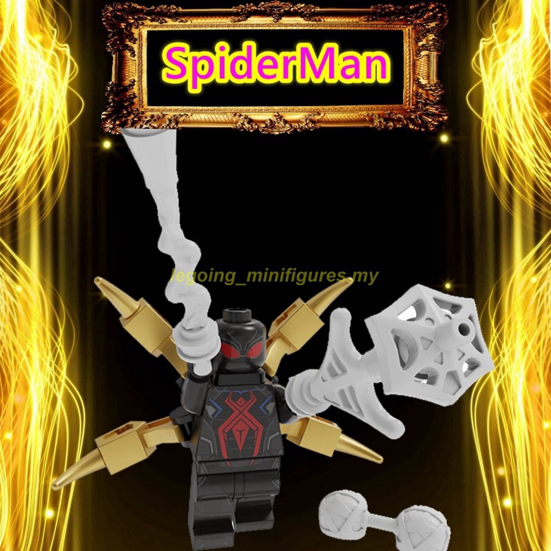 Bộ đồ chơi khối lắ́p ráp Lego mô hình nhân vật hoạt hình Spider-Man: Into the Spider-Verse độc đáo