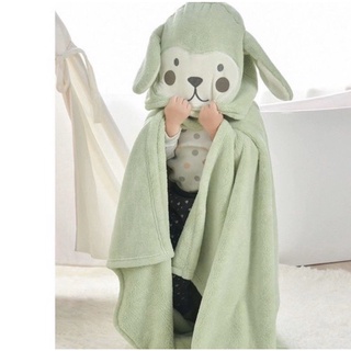 khăn choàng có mũ, khăn choàng tắm, khăn choàng đi biển cho bé