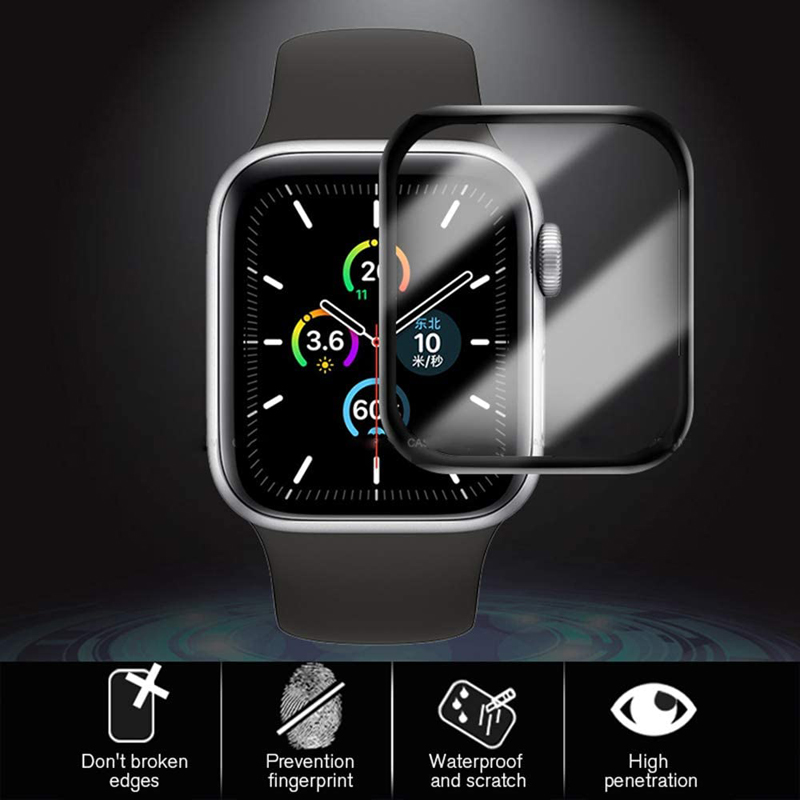 Bảo Vệ Màn Hình Đồng Hồ 3D Screen Protector For Apple Watch 4 5 6 SE T500 W26 40MM 44MM Soft Ceramics Clear Full Cover Protective Film For iWatch 3 2 1 T500+ W26+ 38MM 42MM Not Tempered Glass