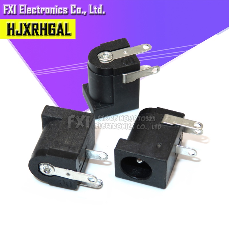 Bộ 10 Đầu Nối Ổ Cắm DC-005 DC005 5.5 * 2.1mm 2.1mm Mới