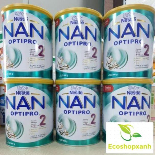 Combo 3 lon Sữa NAN OPTIPRO 2 Mẫu Mới 800g (Date 2021)