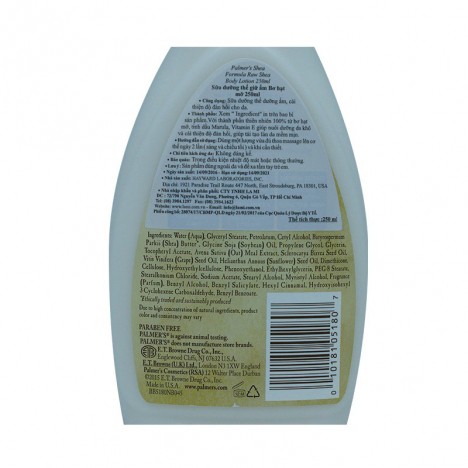 Sữa Dưỡng Thể Palmer's Raw Shea Body Lotion 250g-1502572