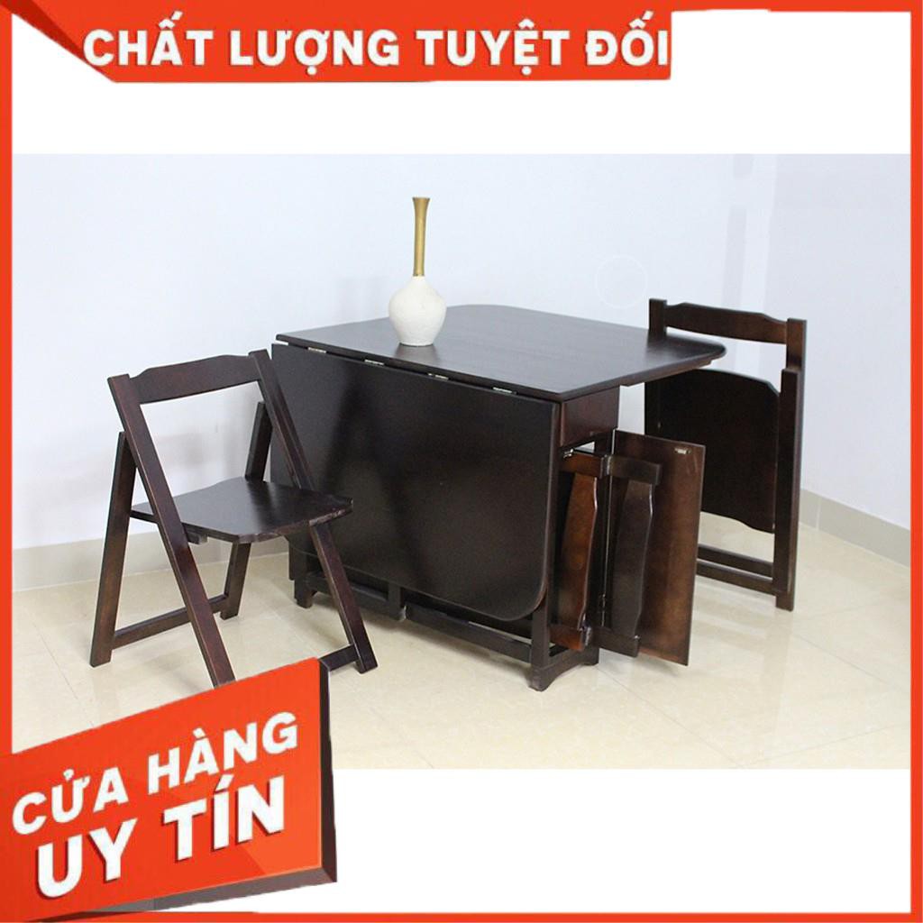 Bộ bàn ăn gấp gọn , xếp gọn , thông minh tiết kiệm không gian diện tích cho nhà nhỏ