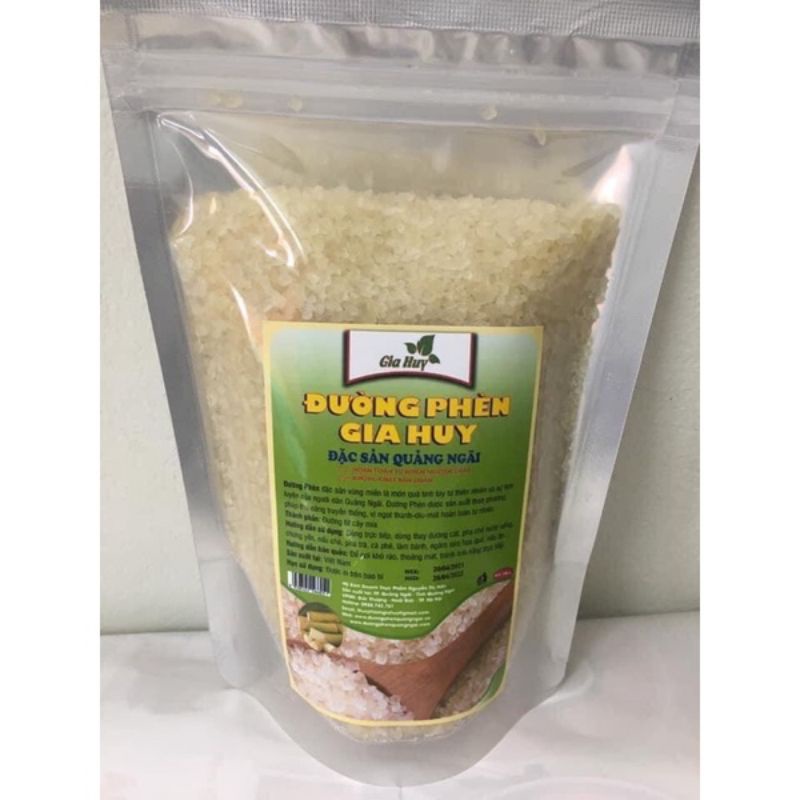 500g Đường phèn vàng hạt Nhỏ nguyên chất không tẩy trắng Quảng Ngãi