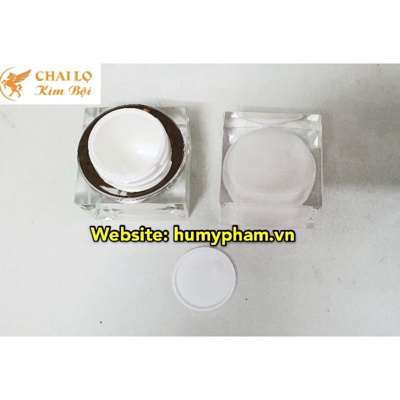 Hủ đựng kem Face - Vuông Trứng 30g cao cấp