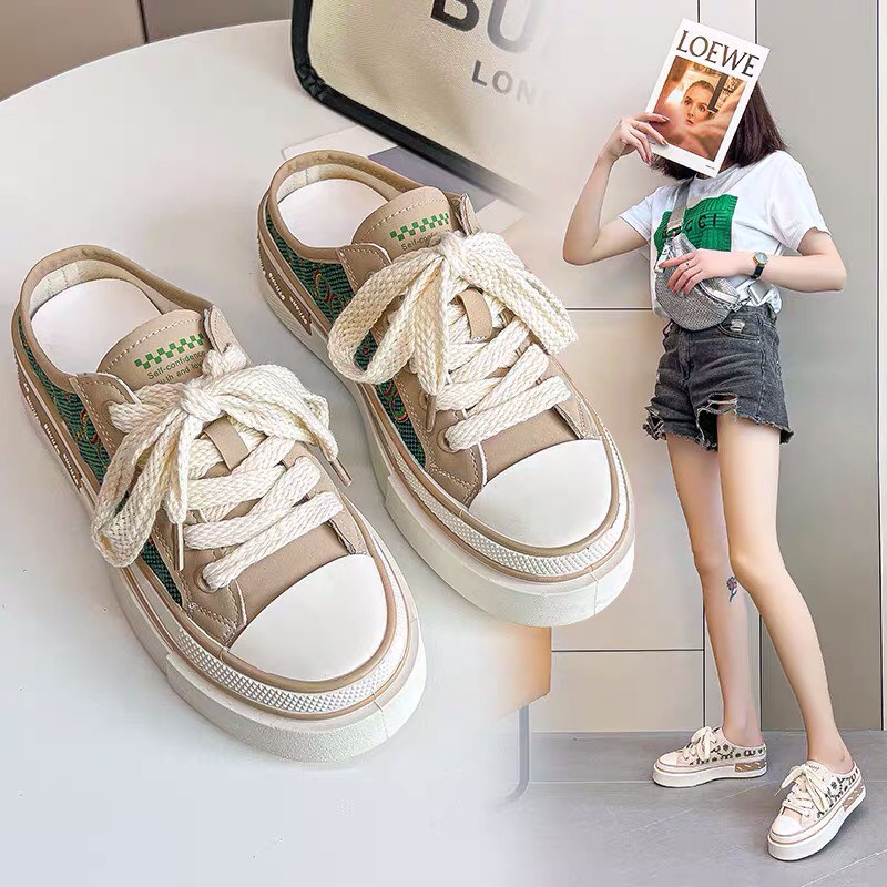 Giày sục thể thao nữ SUNNY đế bánh mì cá tính