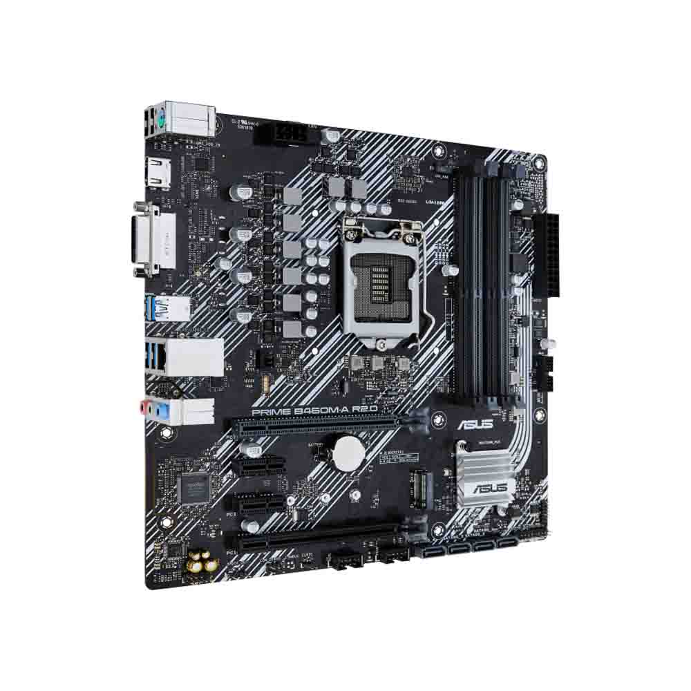 Mainboard Asus PRIME B460M-A R2.0 (Intel B460, LGA 1200, M-ATX, 4 khe RAM DDR4) - Hàng chính hãng