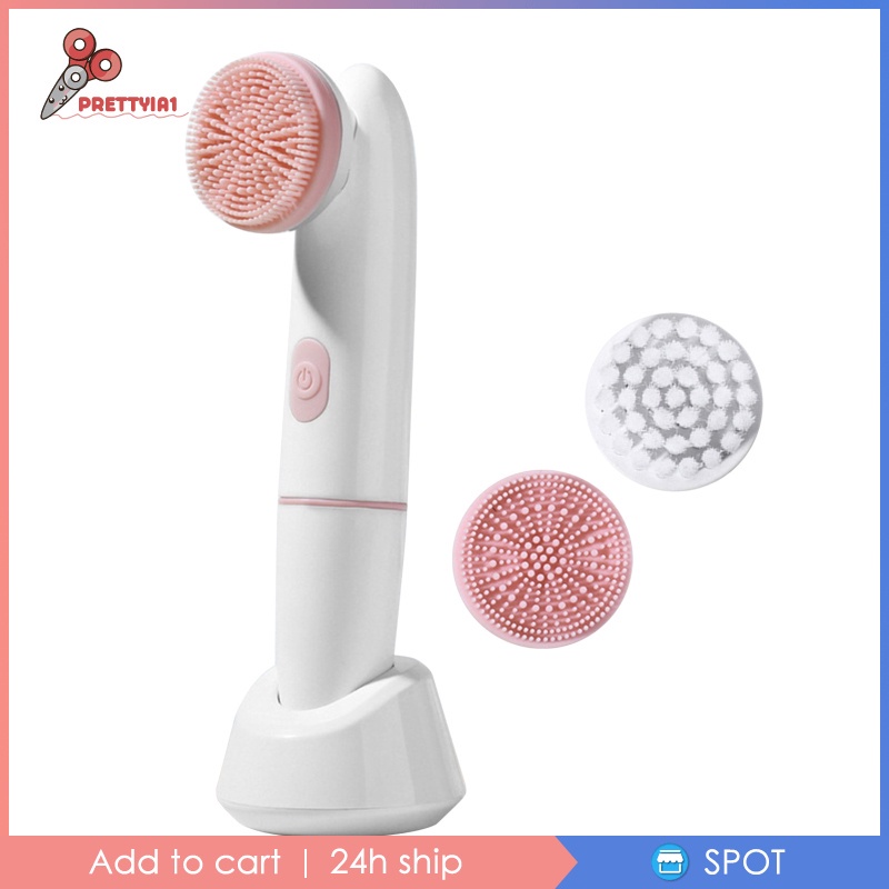 Máy Rửa Mặt Prettyia1 2 Trong 1 Làm Sạch Lỗ Chân Lông Chăm Sóc Da Chống Bụi Bẩn
