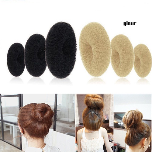 Dụng cụ tạo kiểu tóc búi hình bánh donut dành cho nữ chất lượng cao