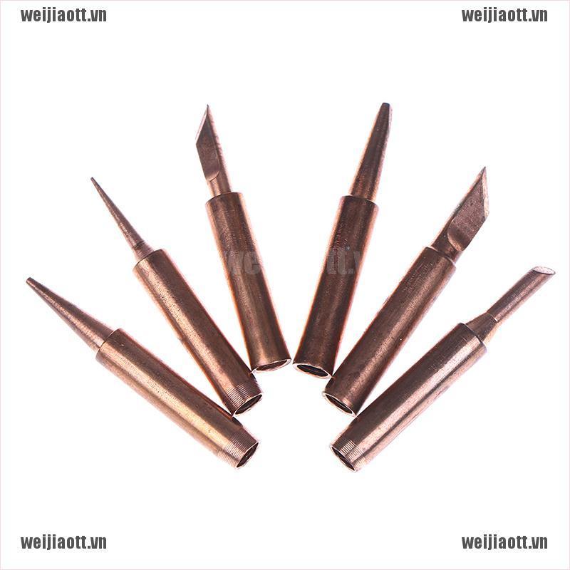 Bộ đầu mỏ hàn 900m-t bằng đồng chất lượng cao