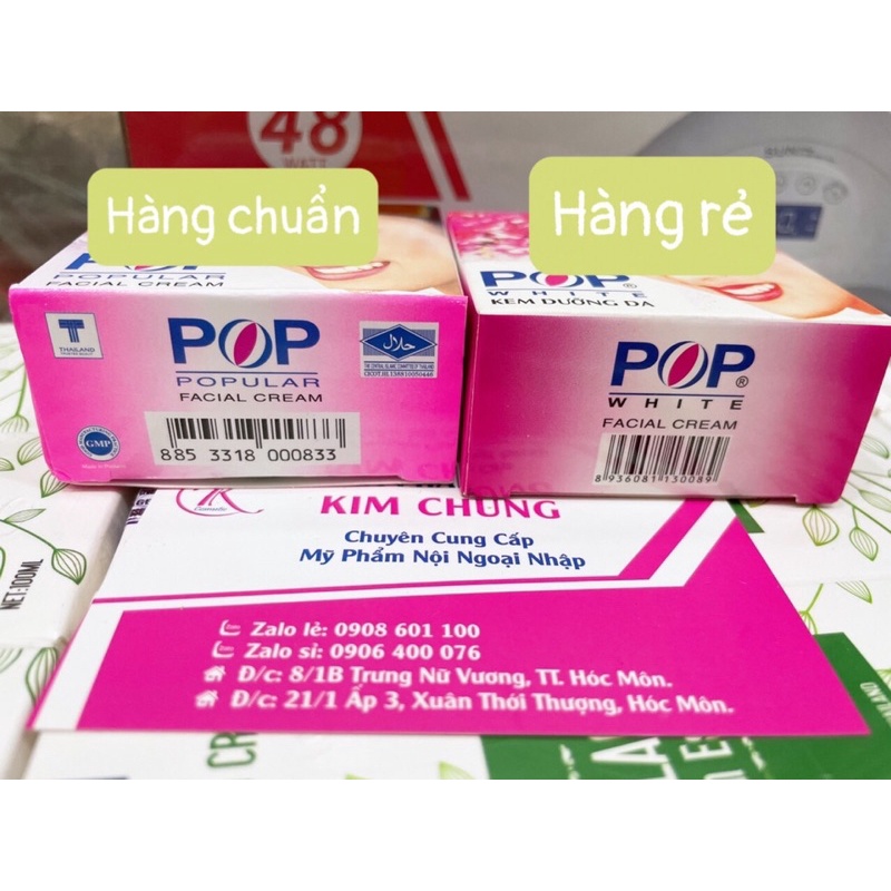 Hộp lẻ ❤️ Kem dưỡng da POP Popular Faciel Cream 4g