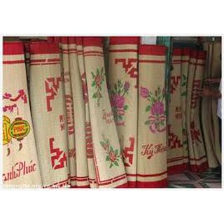 Chiếu cói dệt tay quỳnh phụ thái bình 1m6*2m