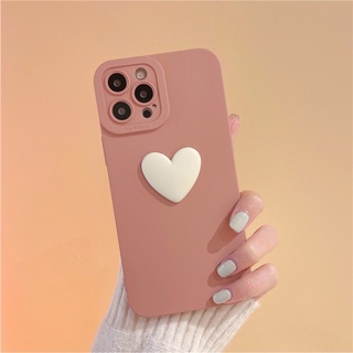 Ốp Lưng Basic Iphone/android Camera Nổi - Mẫu Trái Tim Hồng Nổi