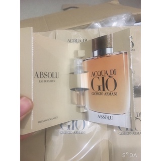 Vival nước hoa Giorgio Acqua Di Giò Absolu EDP 1,2ml - dạng xịt