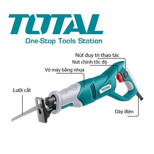 Máy cưa kiếm 750W TOTAL TS100806