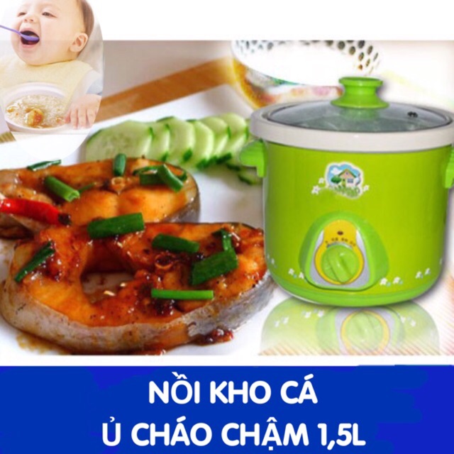 Nồi ủ cháo châm dung tích 1,5 Lít
