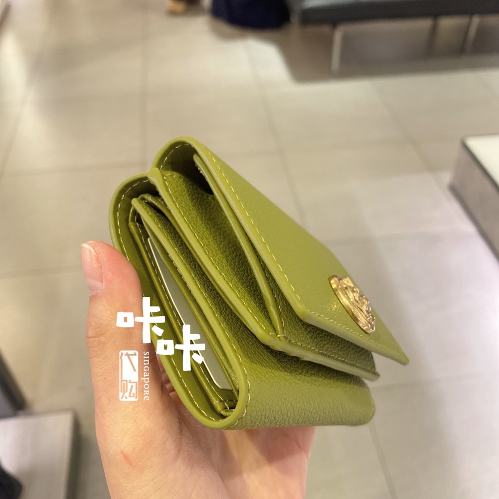 Túi Nữ Phong Cách Mới 10770536 Ví Ngắn Gập Làm Ba Đựng Tiền Xu Và Thẻ Có Thể Gập Làm Quà Tặng Cho Nữ