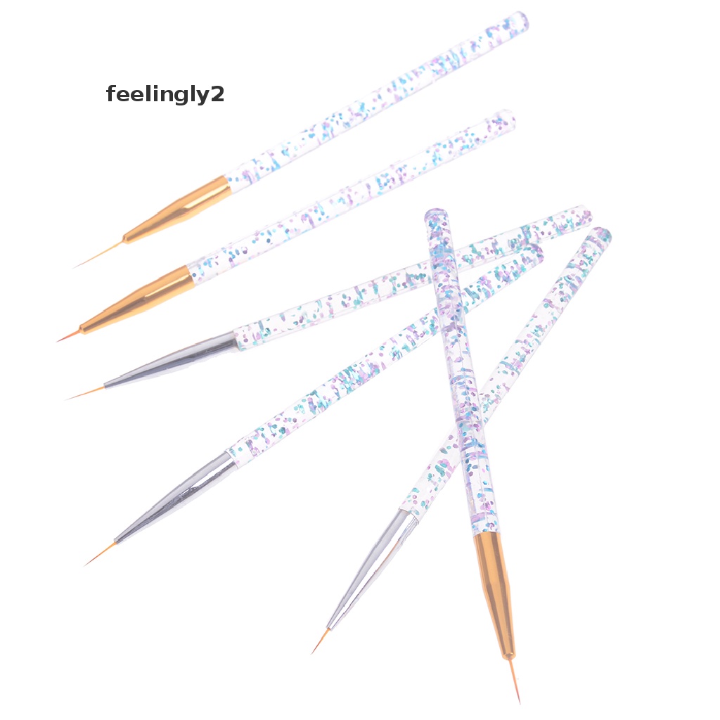 [Hàng mới về] Set 3 bút acrylic vẽ đường mỏng trang trí móng tay