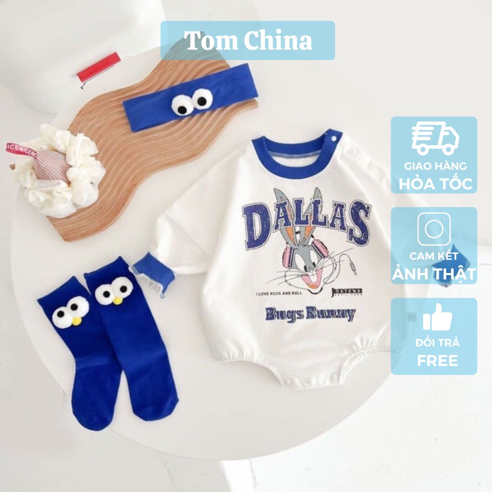 Set 3 chi tiết cho bé dễ thương đáng yêu chất liệu cotton thấm hút tốt.