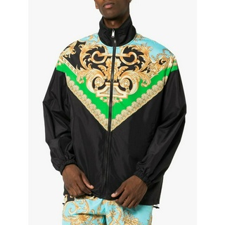 VERSAC 2020 men's clothing new autumn baroque totem color suit jacket long-sleeved long-sleeved zipper