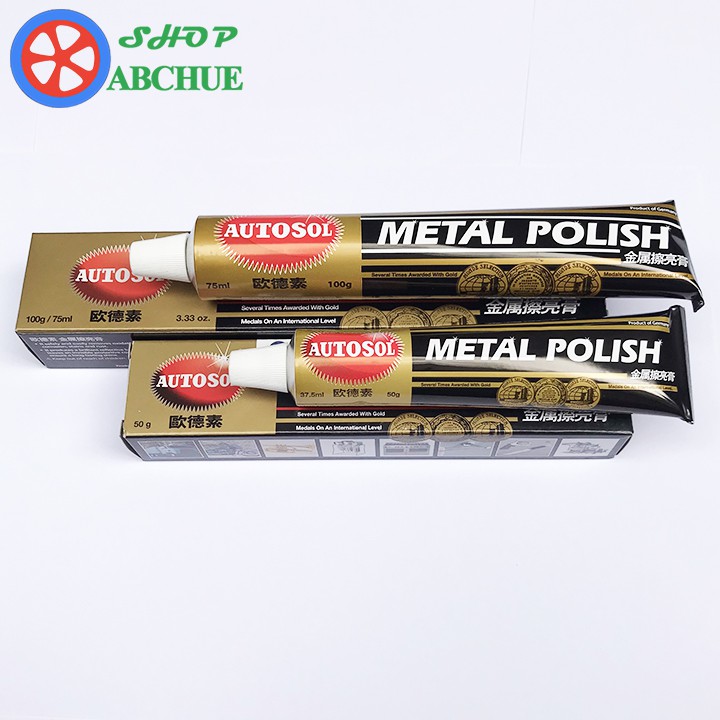 Kem Đánh Bóng Kim Loại Nhôm Đồng Inox Autosol Metal Polish