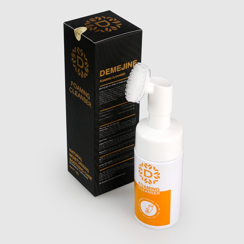 [Hàng Chính Hãng] Sữa Rửa Mặt Đầu Cọ Silicon Sạch Sâu Demejine Foaming Cleanser | BigBuy360 - bigbuy360.vn
