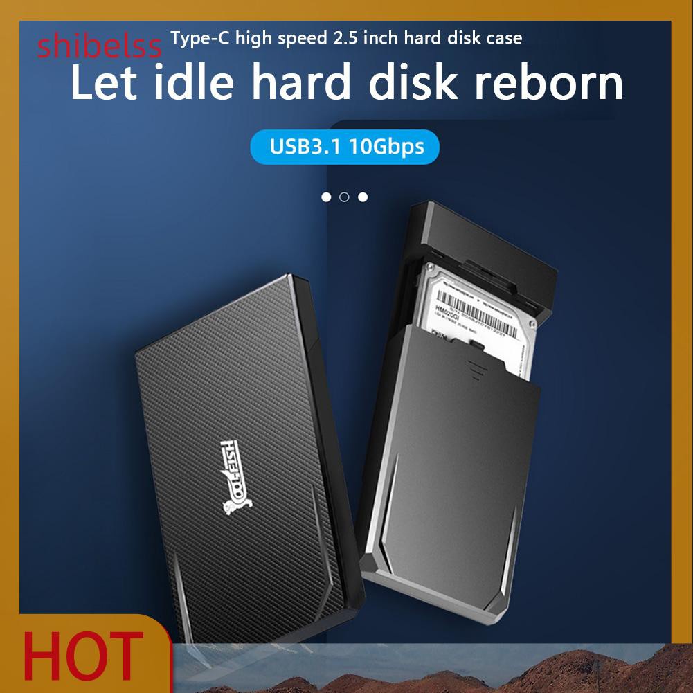 Hộp Đựng Ổ Cứng Shibelss K801 Chuyển Từ Usb 3.1 Type C Sang Sata 2.5 Hdd Ssd Ốp | BigBuy360 - bigbuy360.vn