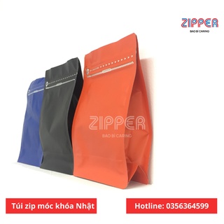 1KG Túi zip móc khóa Nhật 8 cạnh size 250g