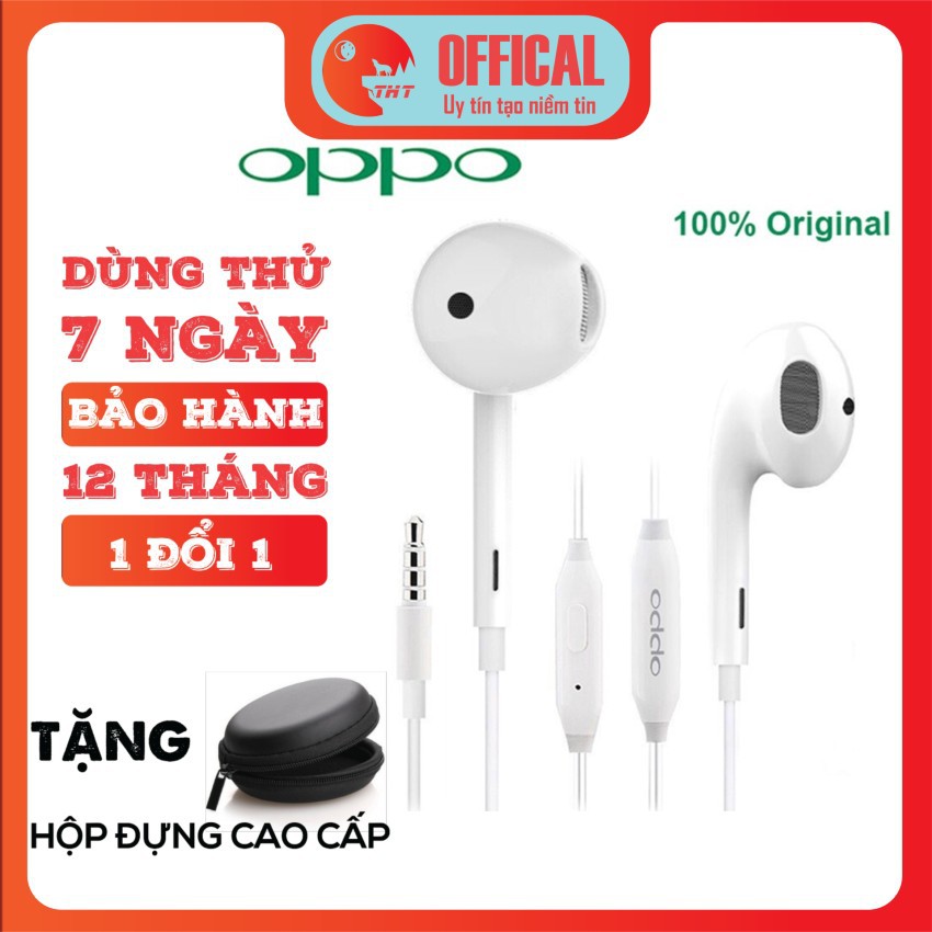 Tai Nghe OPPO F3,F5,F7,F9,F11,R11,R15 CHÍNH HÃNG BH 1 ĐỔi 1 12 Tháng.