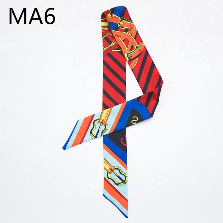 Khăn Ruy Băng EFAN Bằng Lụa Họa Tiết Kẻ Sọc Dài 100cm