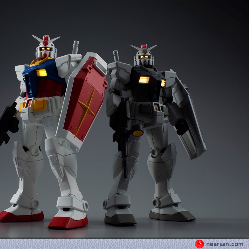 Gundam RX-78-3 Mô Hình Lắp Ráp Phát Sáng BANDAI Gashapon Ultimate Luminous Gundam 2