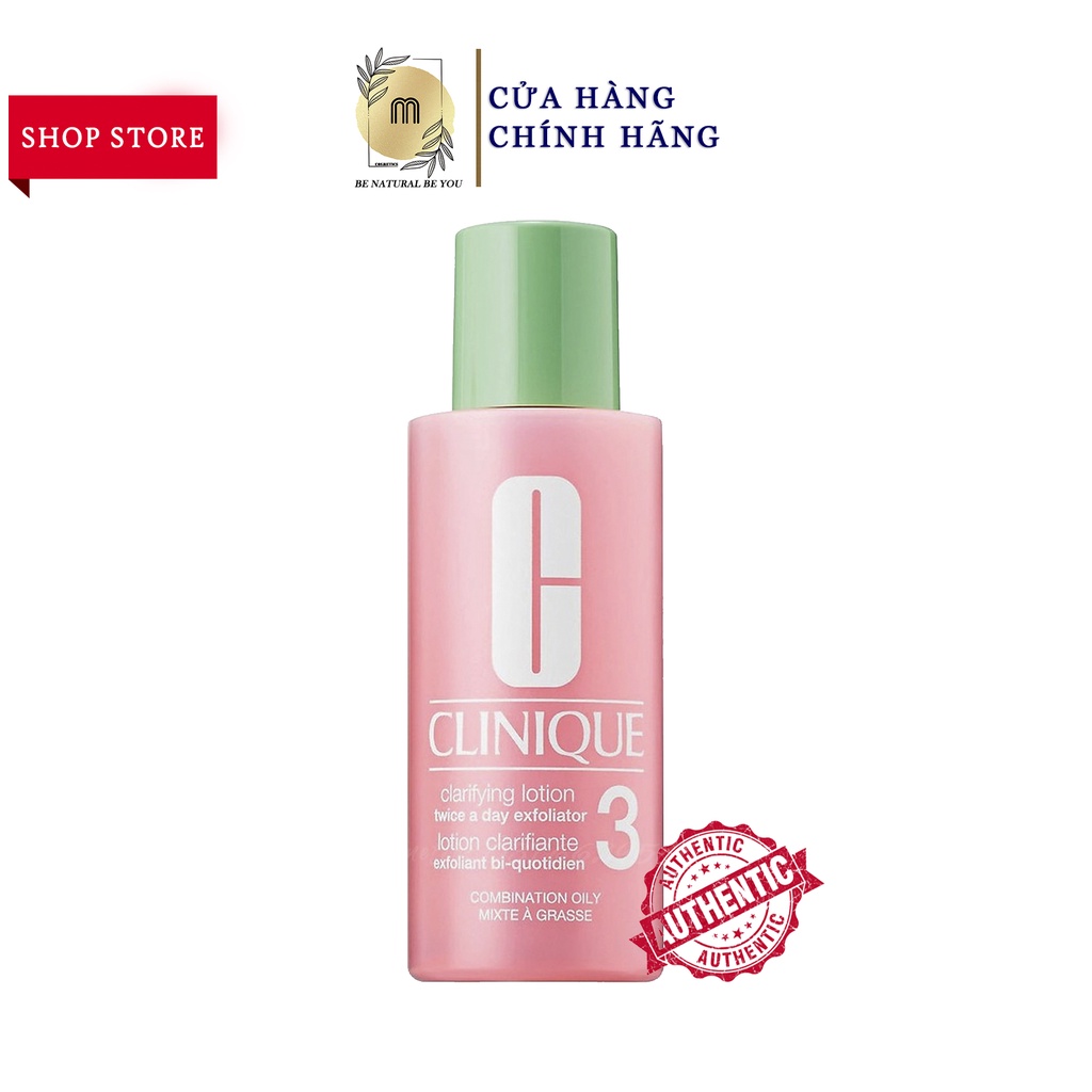 (Chính Hãng) Nước Hoa Hồng Toner Clinique Clarifying Lotion 3 60ml