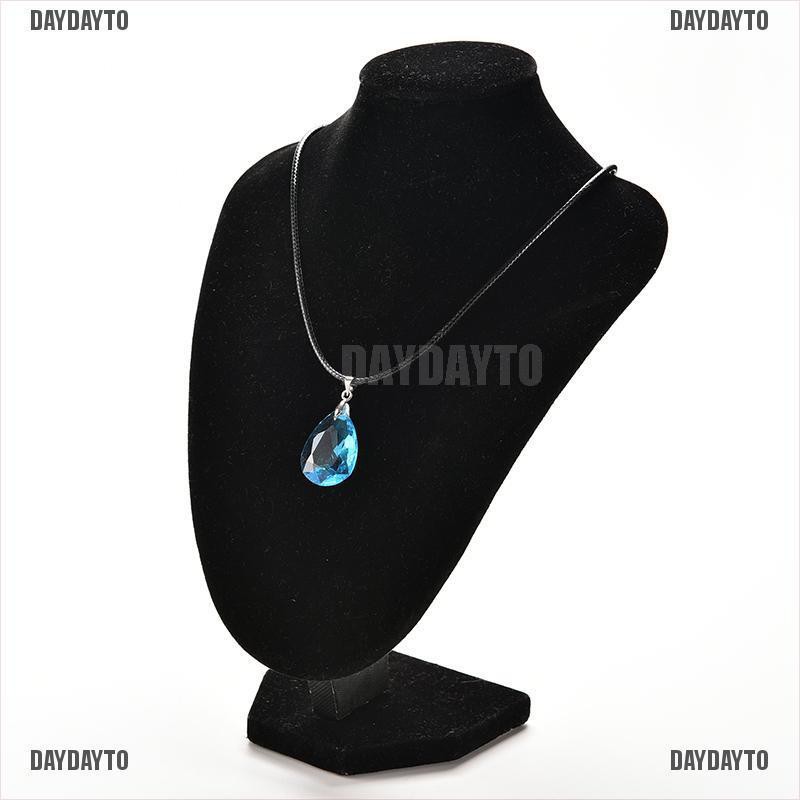 [DAYDAYTO] Cosplay Light blue Crystal Necklace for Sword Art Online SAO Kirito Asuna