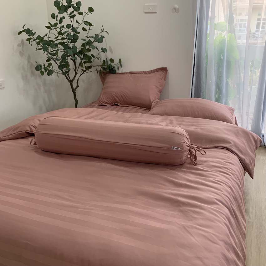 Bộ chăn ga gối Cotton 3F 5 món Lidaco kèm vỏ gối ôm