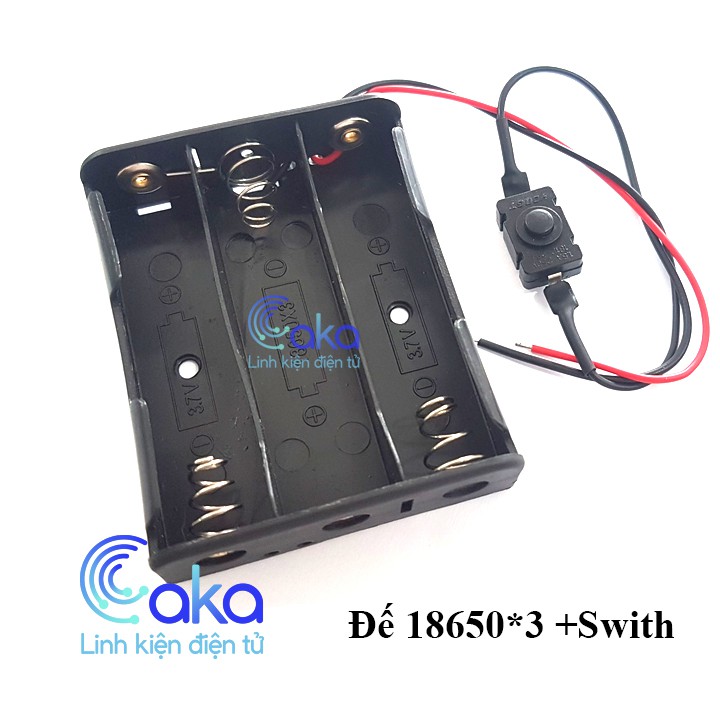 LKDT Đế 3 Pin 18650 có công tắc