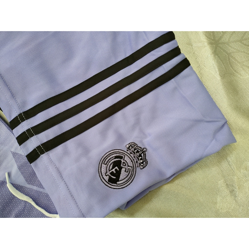 Bộ đá banh Real Madrid tím 2022 hàng thái cao cấp